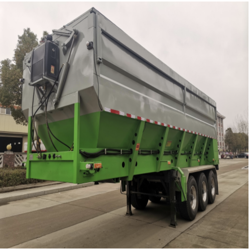 Back Dump Dump Truck Commercial HLV9405ZLS-Conveyor Belt Dump Semi-trailer Supplier