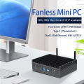 Fyrdubbla videoutgång 4K UHD Fanless Mini PC