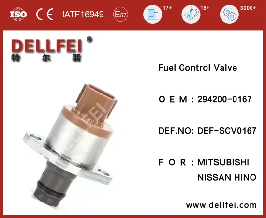 Diesel Fuel Scv Valve 294200-0167 for NISSAN,MITSUBISHI,HINO