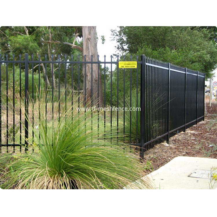 China Powder Coated Security Garrison Fencing,Durable Steel Garrison