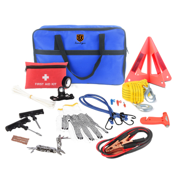 Customizable Logo Safety Kit: 101pcs Car Emergency Roadside Assistance Kit