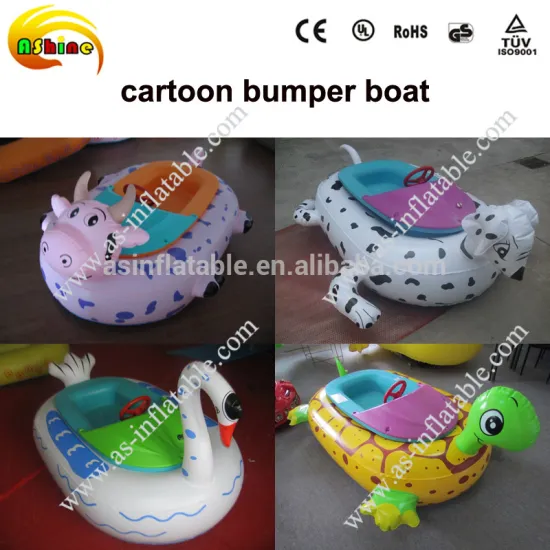 Funny water game battery operated inflatable bumper boat on promotion