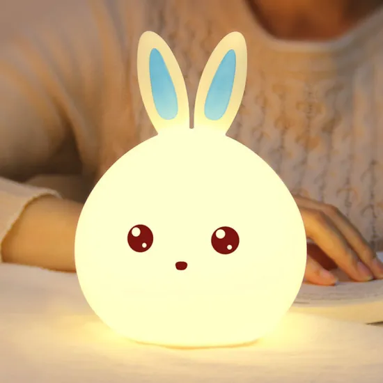 Rechargeable Silicone Bunny Lamp: Lovely Mini LED Night Light