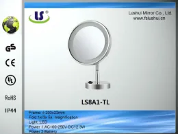 fancy led magnifying double sided salon mirrors