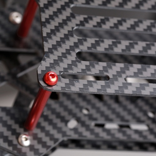 M3X6.3X36mm round step aluminum spacer for copter