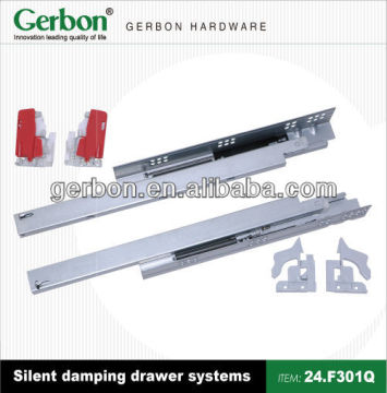 side mounted Full extension concealed drawer slide