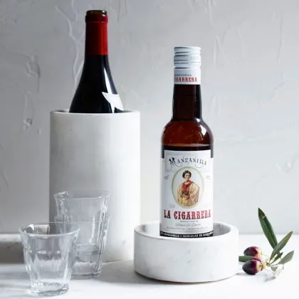 Marble Wine Accessories: Chiller Coolers, Buckets, and Utensil Holders for White Marble Design