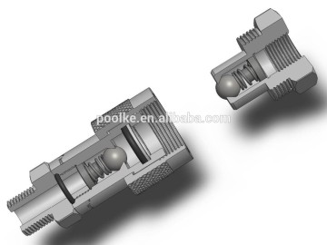 Series KIS-T, High Pressure Screw Type Quick Coupling