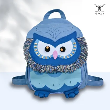 Ethnic Handmade Owl Outdoor Casual Backpack