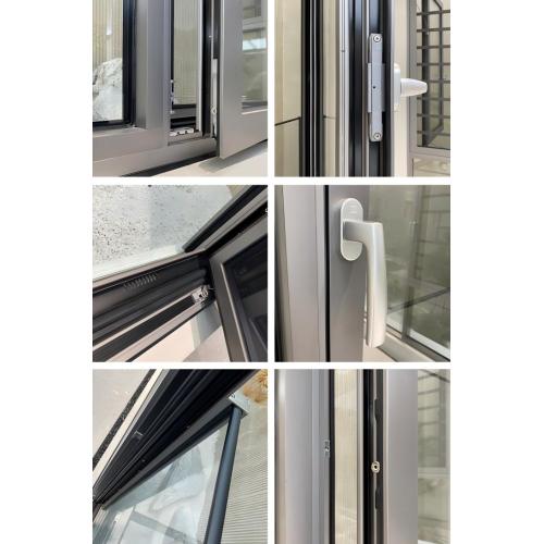 Janela de abertura interna de alumínio de alto desempenho 95
