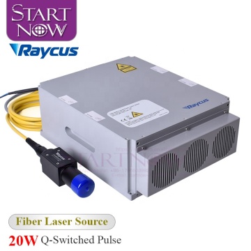 Η γεννήτρια λέιζερ Raycus 20W με προστατευτικό σύνδεσμο και φακό RFL-P20QE Fiber Laser Source Πηγή