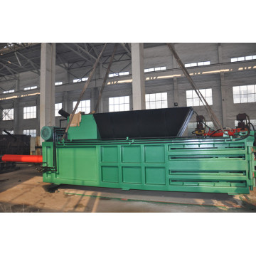 Horizontal Hydraulic Baler For Straw Paper Cardboard Plastic