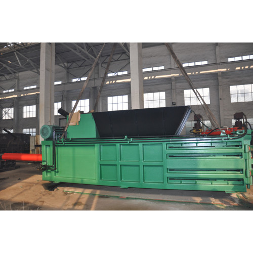 Horizontal Hydraulic Baler For Straw Paper Cardboard Plastic