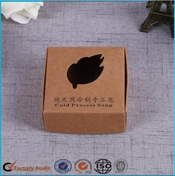 Kraft Paper Folding Package Soap Box Design