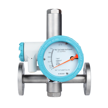 Metro del flusso di gas liquido per rotame area variabile con display LCD e tubo metallico