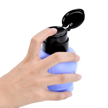 Push Down Pump Alcohol Dispenser for Nail Polish Remover - Empty Acetone Containers