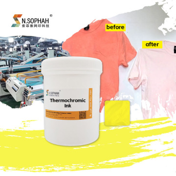 Hurtowa tkanin termochromowy do zmiany temperatury Kolor Screen Printing