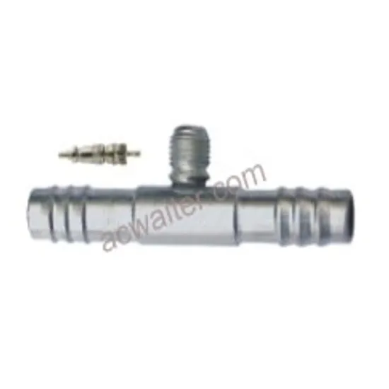 China Supplier AC Crimping Fittings Aluminum Hose with R12 Valve for Car AC Systems
