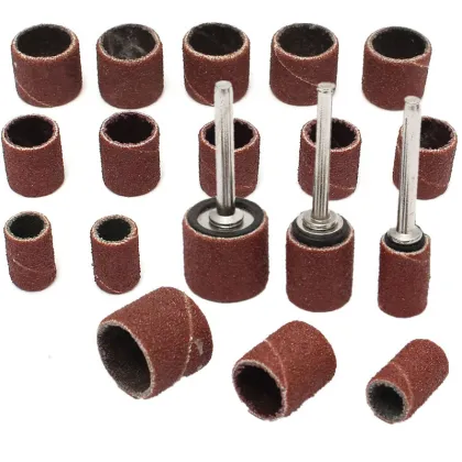 Nail Drill Bits and Sanding Bands for Pedicure Dremel Drill Rotary Tools (1/2, 3/8, 1/4 Inch)