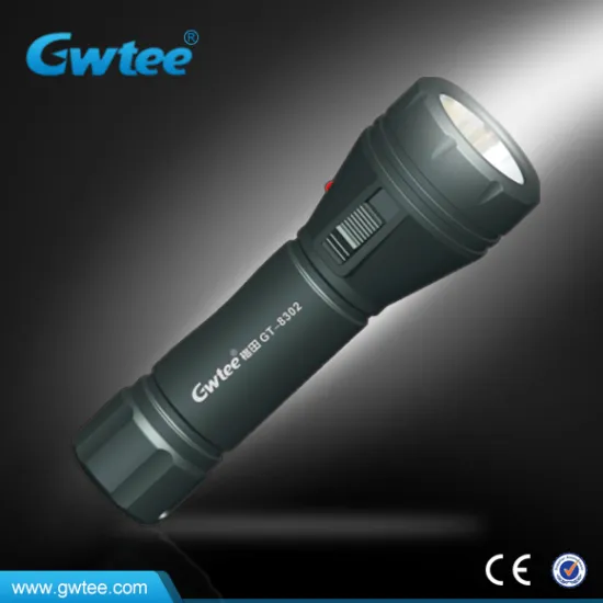 Rechargeable lithum battery electric flashlight with cash checking