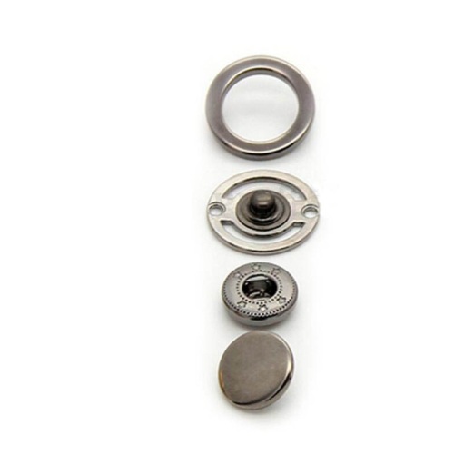 Wholesale Circle Hollow Metal Double-Sided Snap Button