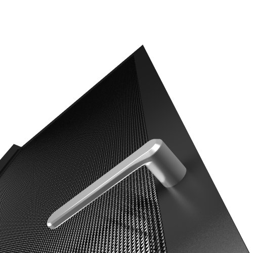 Janela de batente de alumínio de grande resistência de 1,8 mm