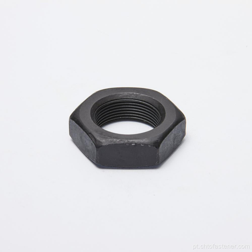 DIN 936 22H Black Oxide Acabar Hexágono Nozes