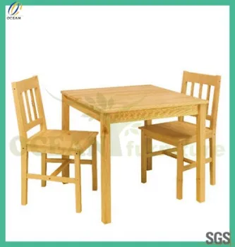 2014 new solid pine wood child study dining table