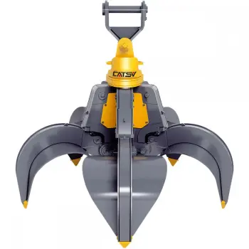 Orange Peel Grapple/ 5 Teeth Hydraulic Rotating Grapple