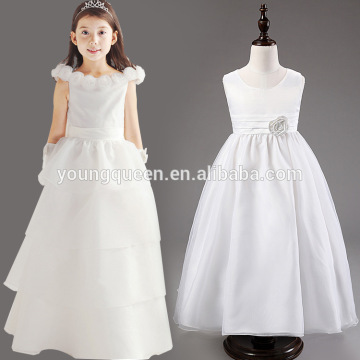 XD29 2015 summer flower girl dress sleeveless tutu lace wedding dress
