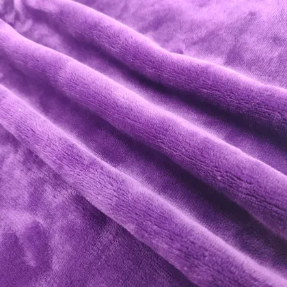 purple solid flannel fabric soft flannel fleece fabric
