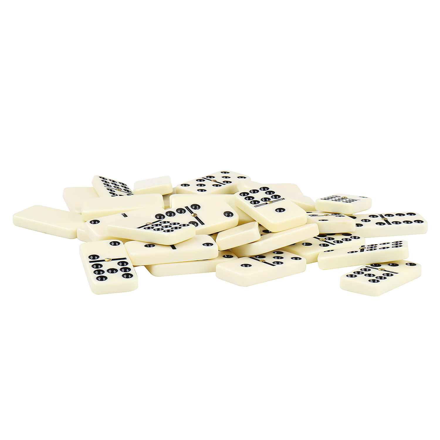 Double 6 Dominoes In Wooden Box