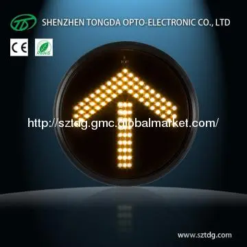 200mm LED Yellow Arrow Traffic Light