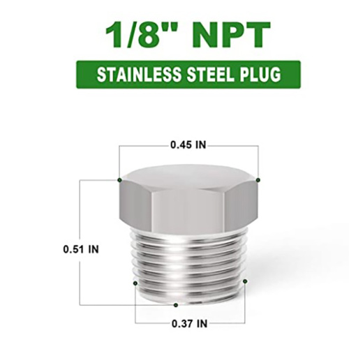 An12 Weld On Fitting Stainless Steel Hex Thread Socket Pipe Plug Fitting Manufactory