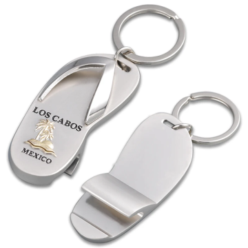 Sublimation Cartoon Slipper Shape Bottle Opener Keychain