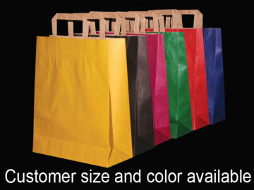 Color Kraft Paper Shopping Bag