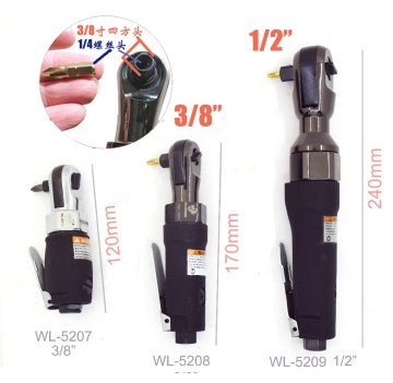Wilin Mini Air Ratchet Wrench 1/2 3/8 4/1 Inch Drive Pneumatic Impact Wrench