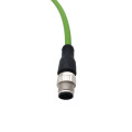 4 pino D-código M12 Conector Male Profinet Cabo