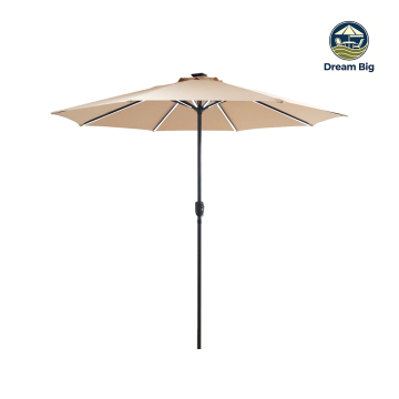 Yellow LED Patio Umbrella