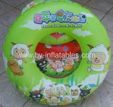 Cartoon Style Inflatable Ring For Kid Swimming 
