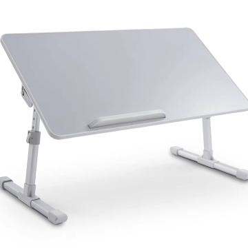 Height Adjustable Laptop Bed Tray Table: Portable Desk with Foldable Legs