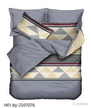 Warm Microfiber Printed 4PC bed sheet set
