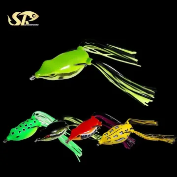  SUPERIORFISHING Frog Lures - PVC Soft Frog Baits for Topwater Fishing (7g/13g/17g, OEM, Lunker Leopard, F014) 