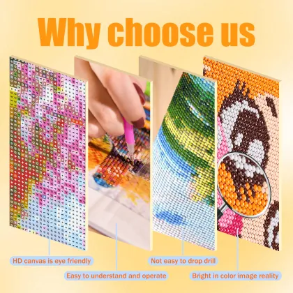 Custom Full Drill Crystal Diamond Painting - Mushroom World Abstract Art 5D DIY Rhinestone Kit