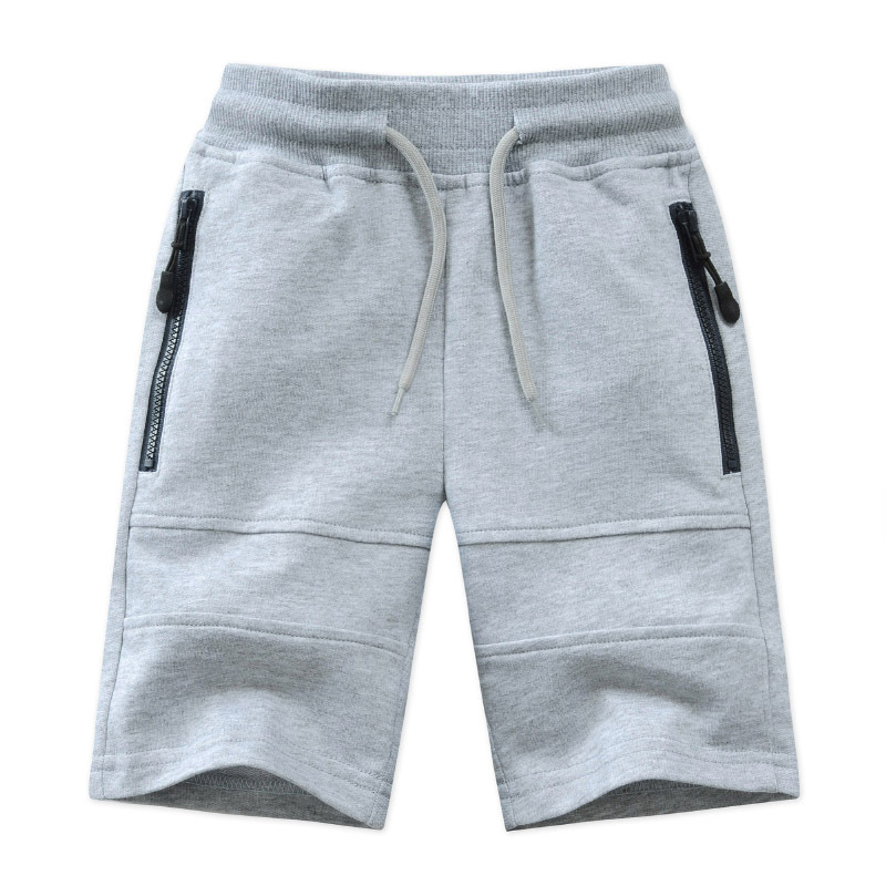 Children Boys Shorts 2020 Summer Zipper Pocket Design Kids Casual Knitted Shorts For Boys 3 4 6 8 10 12 14 Years Clothing Dwq240