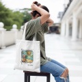 Sunset Haven tái chế Canvas Tote