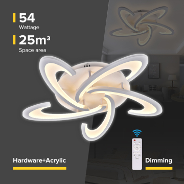 Lampu langit -langit LED mewah yang dapat disesuaikan untuk ruang tamu