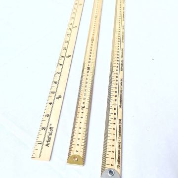 1 Meter Wooden Ruler - School Classroom Stationery Supply