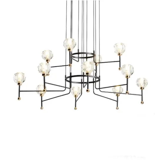 INSHINE Metal Strip Fixed Pendant Light