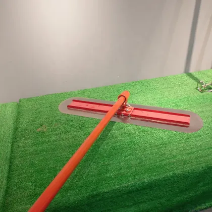 Light and adjustable concrete stamp tool bull float large bull float